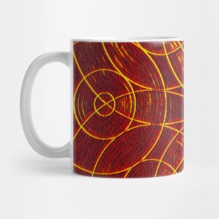 Flower Of Life Red Mug